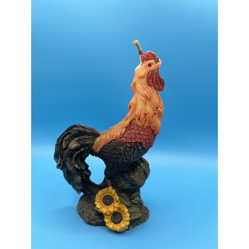 Vintage Never Used Rooster Chicken Wax Candle- Farmhouse/Country Decor
